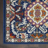 5' x 7' Blue & Ivory Power Loom Rectangle Polypropylene Area Rug