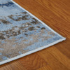 5' x 7' Blue Abstract Area Rug