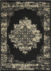 5' x 7' Cream Damask Power Loom Area Rug