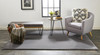 5' x 7' Taupe and Gray Shag Area Rug