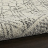 5' x 7' Gray Geometric Power Loom Polypropylene Rectangle Area Rug