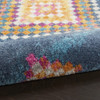5' x 7' Navy Blue Southwestern Berber Area Rug