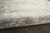 5' x 7' Gray and Ivory Abstract Power Loom Area Rug