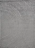 5' x 7' Gray Silver and Ivory Abstract Stain Resistant Area Rug