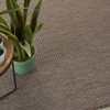 5' x 7' Brown Power Loom Area Rug