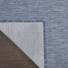 5' x 7' Navy Blue Power Loom Area Rug