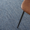 5' x 7' Navy Blue Power Loom Area Rug