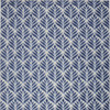 5' x 8' Blue Floral Stain Resistant Non Skid Area Rug
