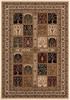 5' x 8' Cream Traditional Decorative Area Rug