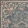 5' x 8' Slate Blue Floral Indoor Area Rug