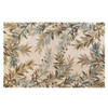 5' x 8' Ivory Hand Tufted Pinnate Fronds Indoor Area Rug