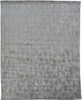 5' x 8' Gray Ivory and Silver Geometric Hand Woven Area Rug