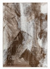 5' x 8' Brown Abstract Polypropylene Area Rug