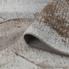 5' x 8' Brown Abstract Polypropylene Area Rug