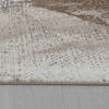 5' x 8' Brown Abstract Polypropylene Area Rug
