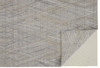 5' x 8' Gray & Ivory Abstract Hand Woven Area Rug