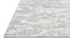 5' x 8' Gray Taupe and Silver Abstract Tufted Handmade Area Rug