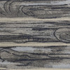 5' x 8' Grey Machine Woven Abstract Brushstroke Indoor Area Rug