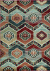 5' x 8' Red Aztec Diamond Area Rug