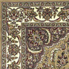 5' x 8' Beige Ivory Machine Woven Floral Medallion Indoor Area Rug