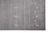 5' x 8' Gray and Ivory Wool Hand Knotted Stain Resistant Area Rug