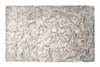 5' x 8' Chocolate Faux Fur Ombre Non Skid Area Rug