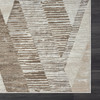 5' x 8' Gray Geometric Area Rug