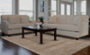 5' x 8' Tan Ivory & Taupe Hand Woven Area Rug