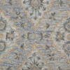5' x 8' Blue and Tan Traditional Area Rug