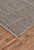 5' x 8' Gray Taupe & Ivory Abstract Hand Woven Area Rug