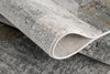 5' x 8' Gray Distressed Prism Modern Area Rug