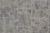 5' x 8' Gray and Ivory Abstract Hand Woven Area Rug