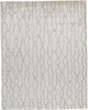 5' x 8' Ivory & Gray Abstract Hand Woven Area Rug