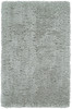 5' x 8' Gray Silver and Taupe Shag Tufted Handmade Stain Resistant Area Rug
