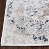 5' x 8' Ivory Geometric Medallion Stain Resistant Area Rug