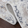 5' x 8' Ivory Geometric Medallion Stain Resistant Area Rug
