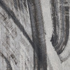 5' x 8' Gray Abstract Dhurrie Rectangle Polypropylene Area Rug