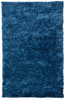 5' x 8' Blue and Green Shag Tufted Handmade Area Rug
