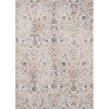 5' x 8' Ivory Floral Area Rug