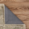 5' x 8' Green and Cream Medallion Area Rug