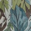5' x 8' Blue Tropical Leaves Indoor Area Rug