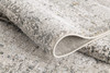 5' x 8' Gray & Ivory Abstract Dhurrie Rectangle Area Rug