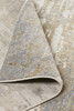 5' x 8' Ivory Gold and Gray Abstract Stain Resistant Area Rug