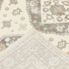 5' x 8' Grey Pink and Brown Oriental Power Loom Stain Resistant Area Rug