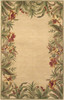 5' x 8' Wool Ivory Area Rug