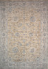 5' x 8' Gold Southwestern Power Loom Stain Resistant Area Rug