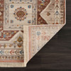 5' x 8' Red Southwestern Polyester Area Rug