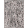 5' x 8' Grey Machine Woven Abstract Indoor Area Rug