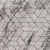 5' x 8' Ivory Geometric Pattern Indoor Area Rug