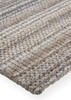 5' x 8' Brown and Taupe Wool Hand Woven Stain Resistant Area Rug